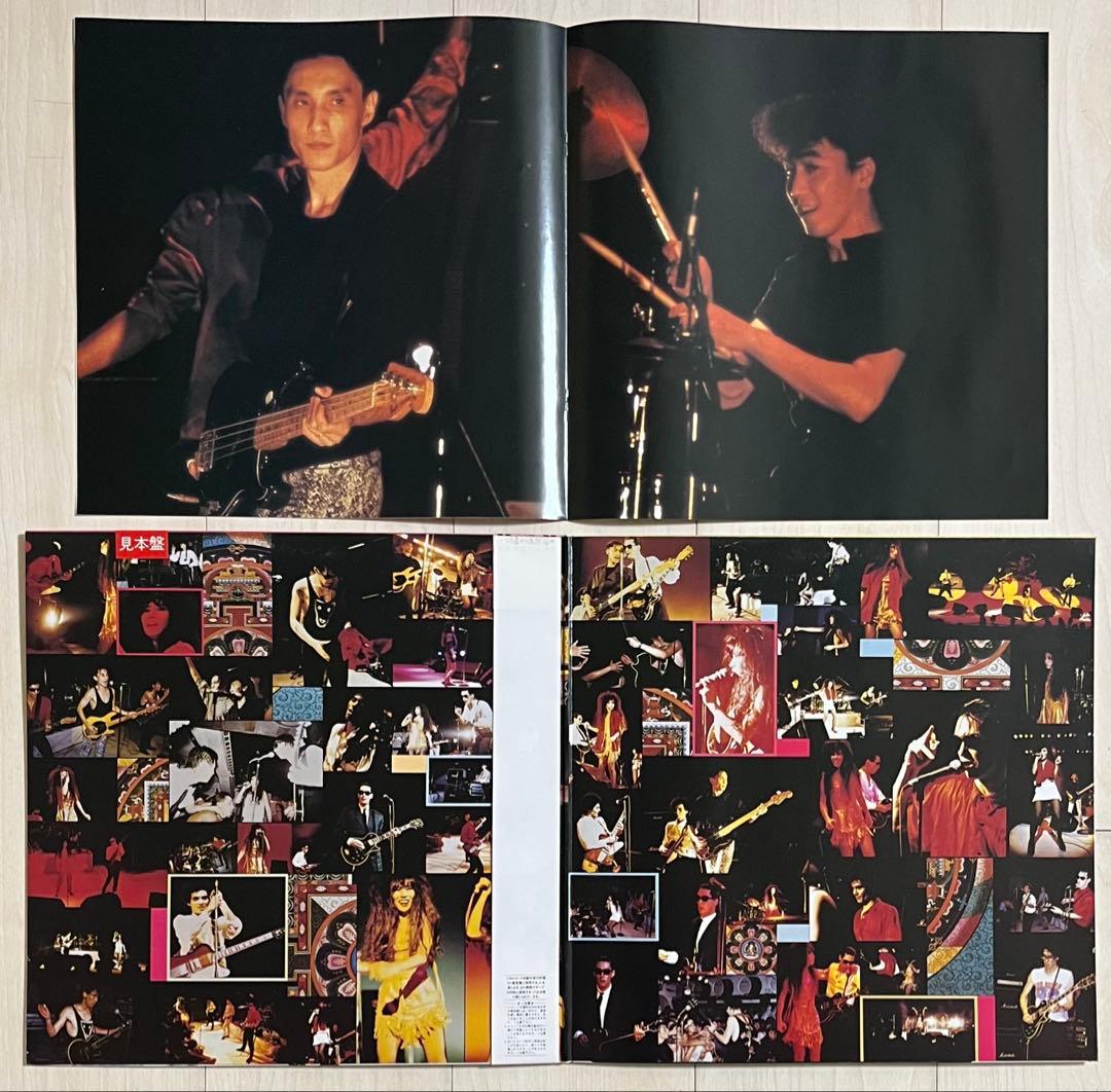 レア見本盤帯付2LP★美品★シーナ&ロケッツ ライブ盤レコード 再生確認済