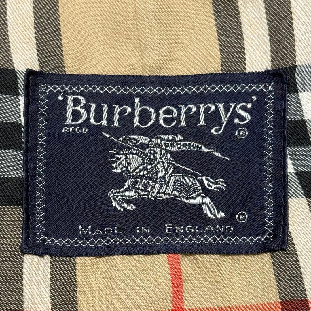 極貴重 英国製 BURBERRY バーバリー Aライン ステンカラーコート