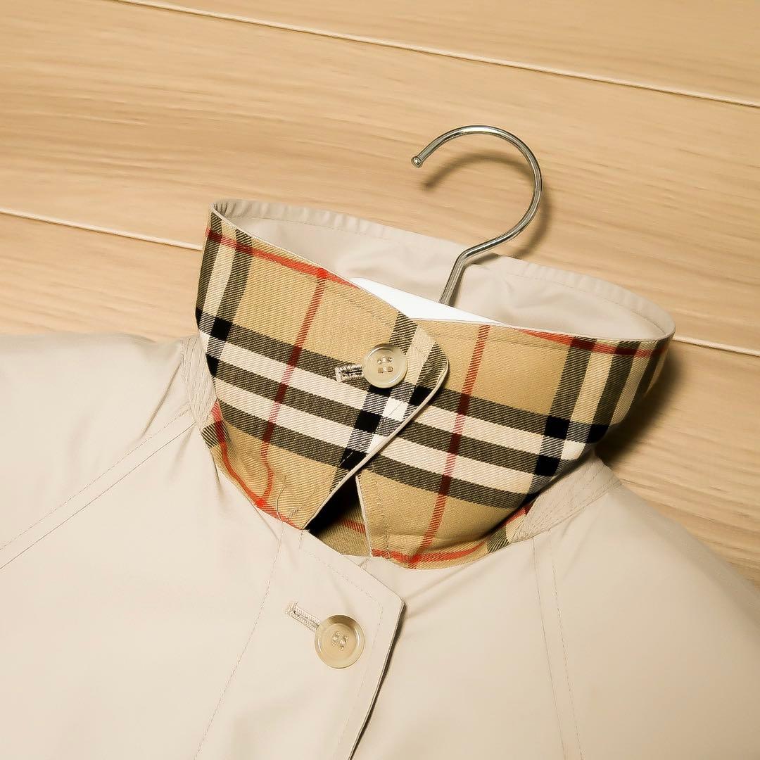 極貴重 英国製 BURBERRY バーバリー Aライン ステンカラーコート
