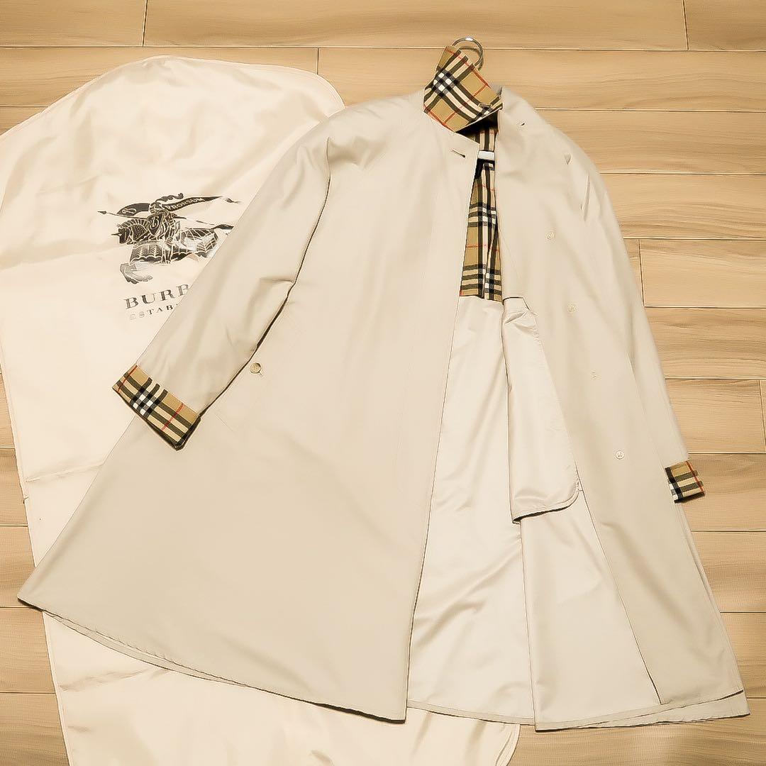 極貴重 英国製 BURBERRY バーバリー Aライン ステンカラーコート