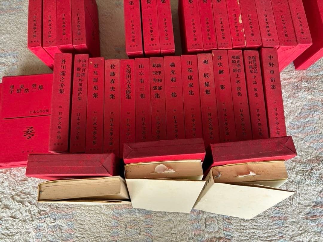 日本文学全集　新潮社　全72巻セット…1巻欠品【要2セット】1/2