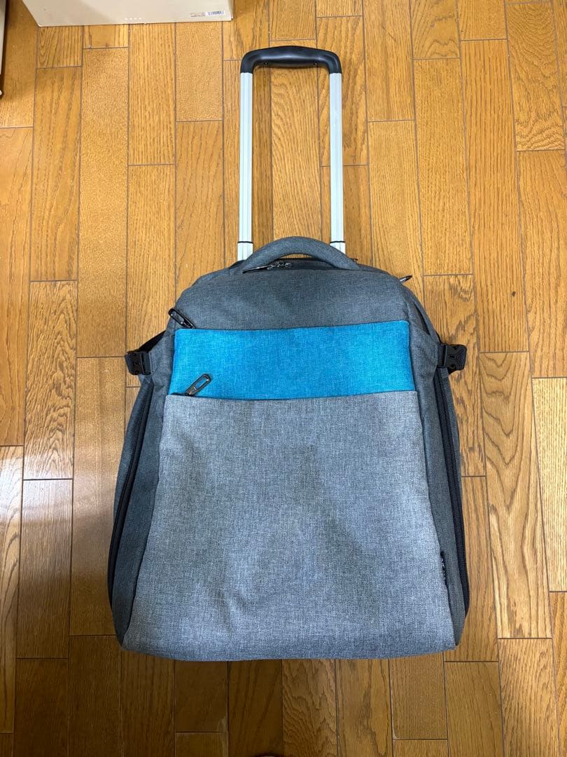 モアエルグ　リュックキャリー 機内持込み Mサイズ 3WAY ミディアムグレー
