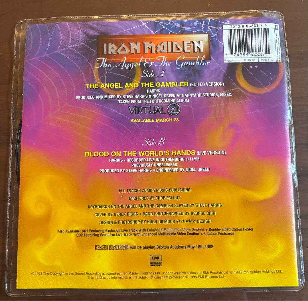 値下げしますーIRON MAIDEN ピクチャー盤シングルレコード１枚