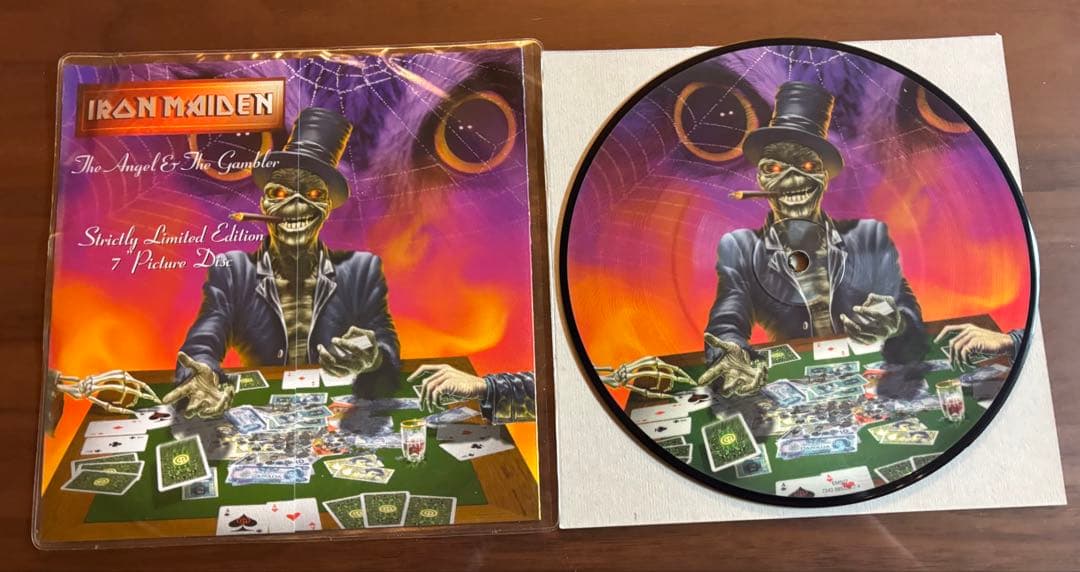値下げしますーIRON MAIDEN ピクチャー盤シングルレコード１枚