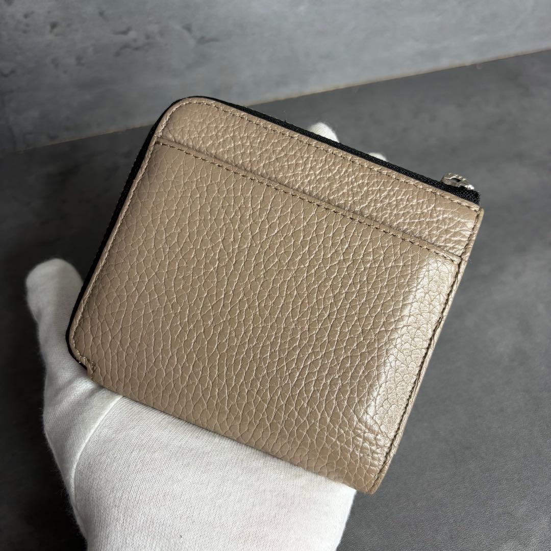 【極美品】ATAO L字ファスナー ミニウォレット イリオモテヤマネコ 刺繍