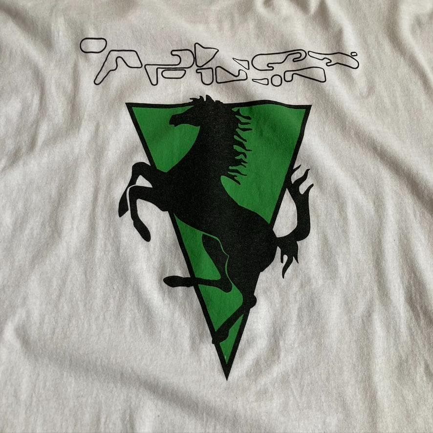 00s 袖プリ エイフェックスツイン R&Sレーベル ビンテージ Tシャツ長袖