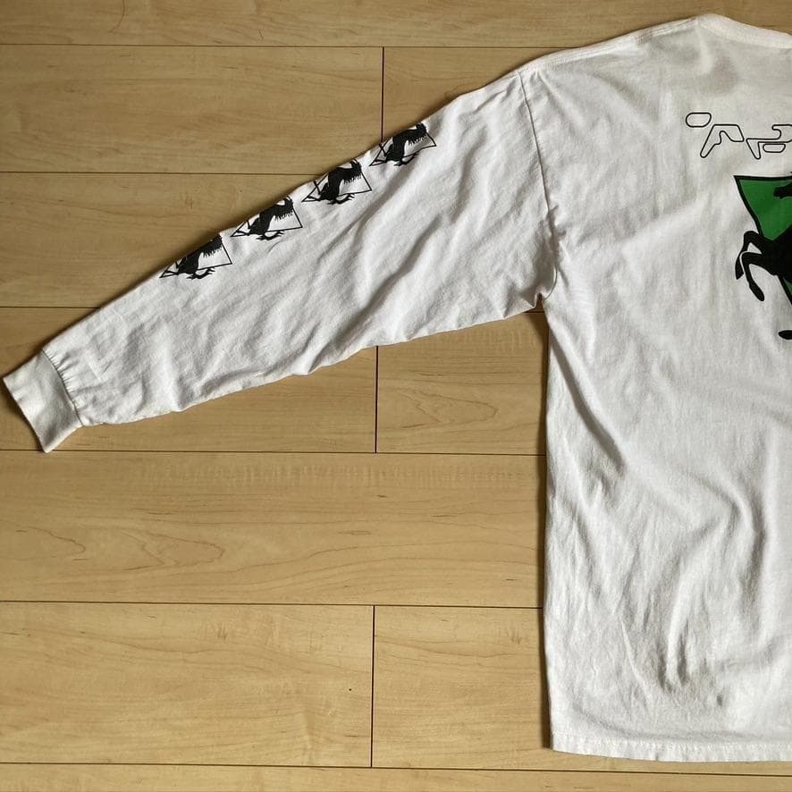 00s 袖プリ エイフェックスツイン R&Sレーベル ビンテージ Tシャツ長袖