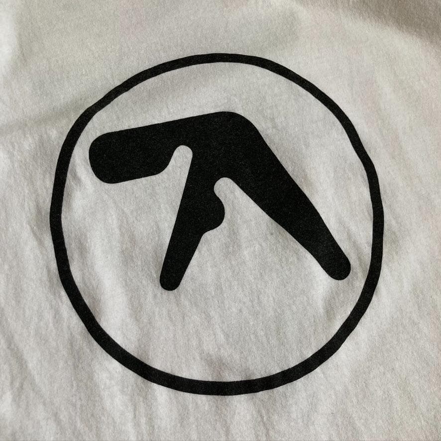 00s 袖プリ エイフェックスツイン R&Sレーベル ビンテージ Tシャツ長袖
