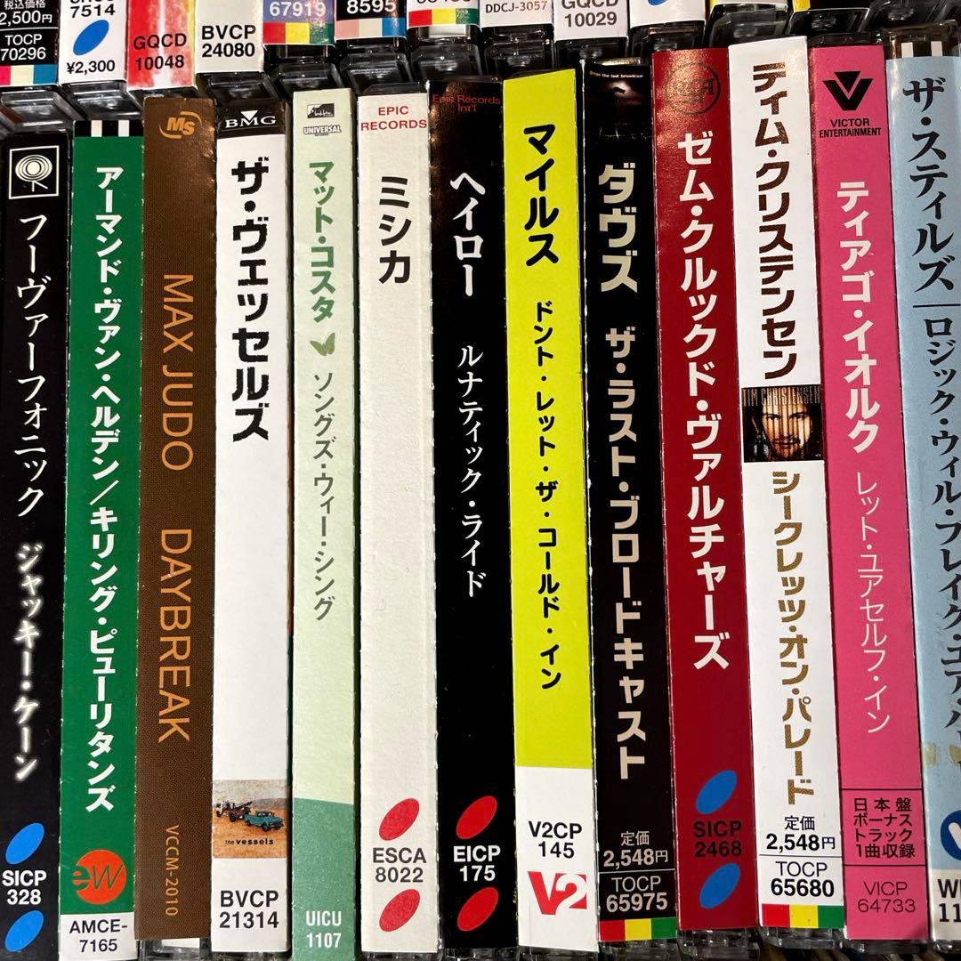 洋楽CD　８３枚　まとめ売り　国内盤　ロック、オルタナ、フォーク、ポップ...