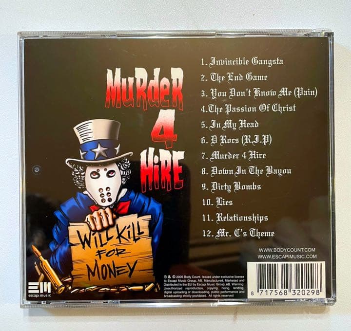 貴重レア■Body Count_ボディーカウント_ICE-T_CD_新品非売品