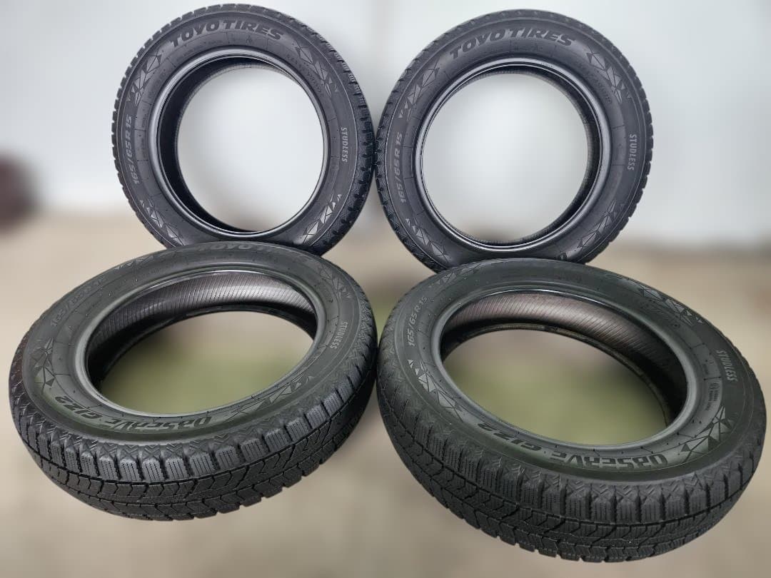 送料込☆2022年製TOYOトーヨー タイヤ165/65R15 日本製☆4本