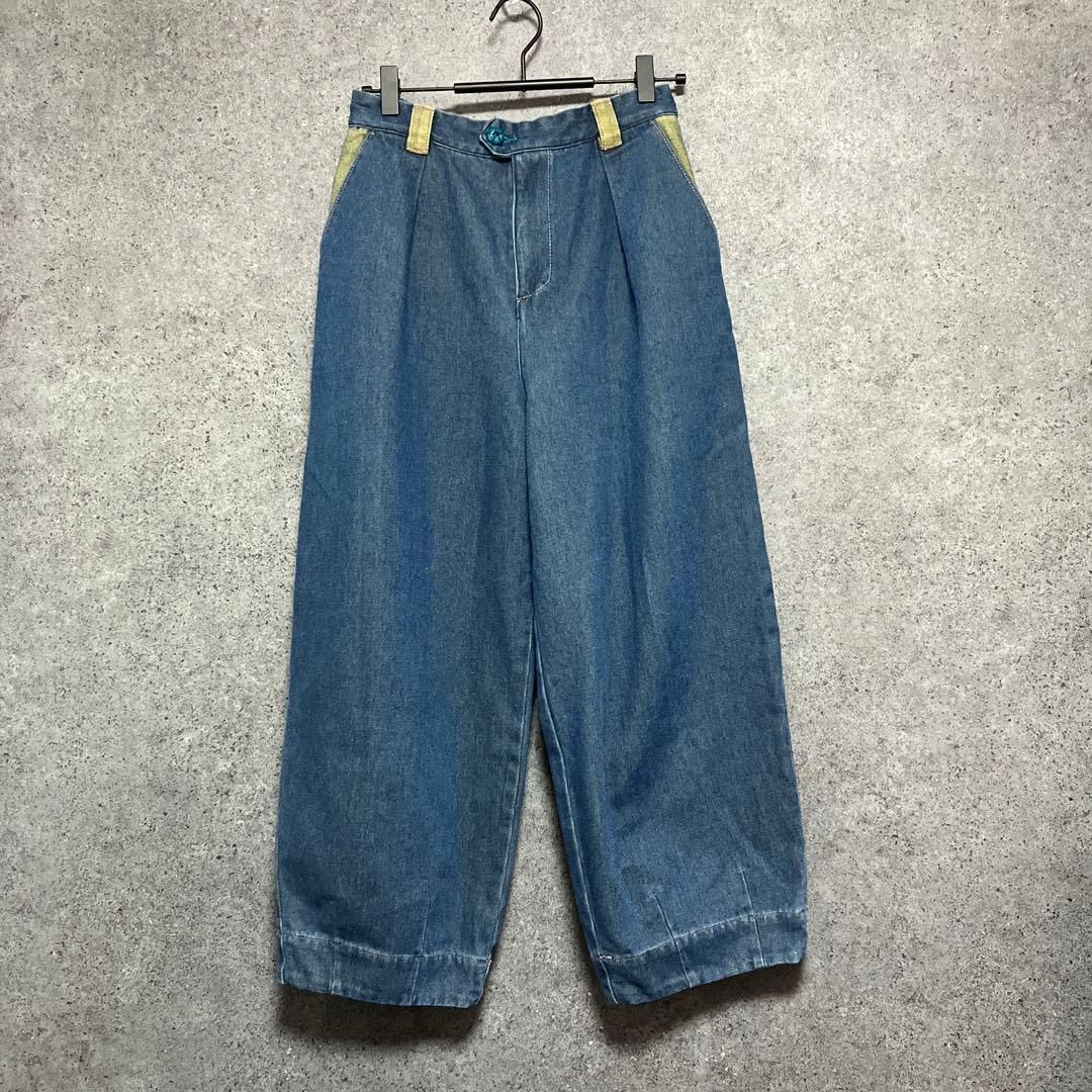 2025年 jocomomola Reflejo 配色デニムパンツ　40 完売品