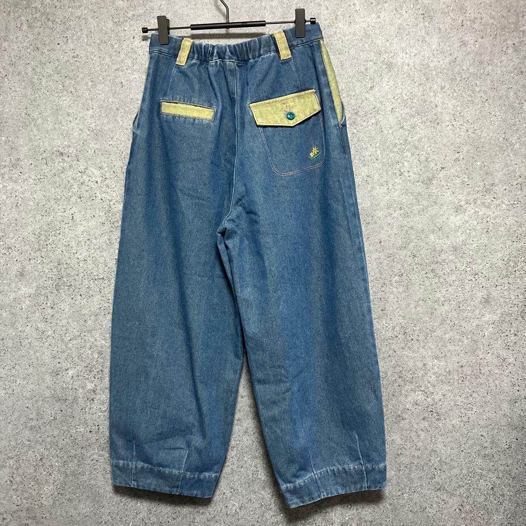 2025年 jocomomola Reflejo 配色デニムパンツ　40 完売品