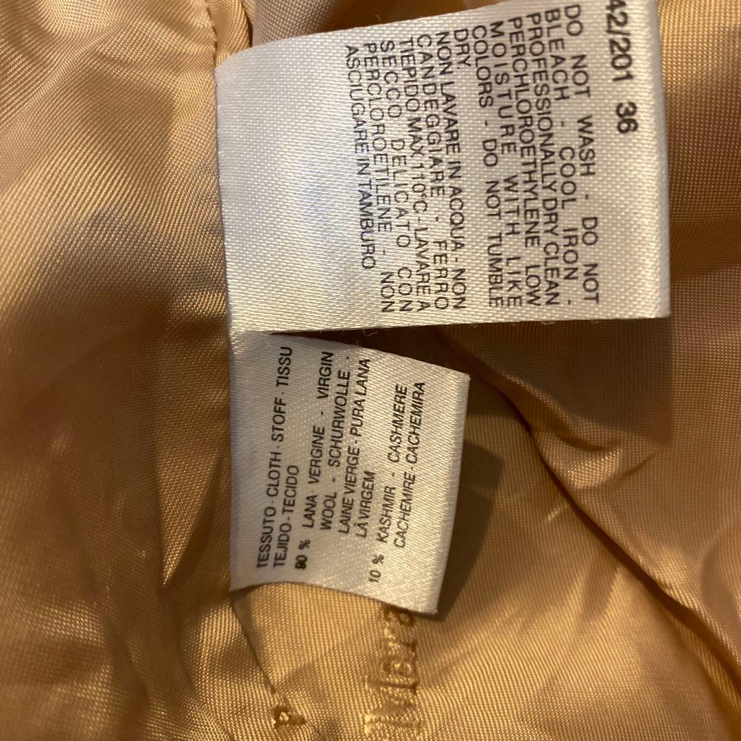 Max Mara マックスマーラ 白タグ カシミアロングコート 36