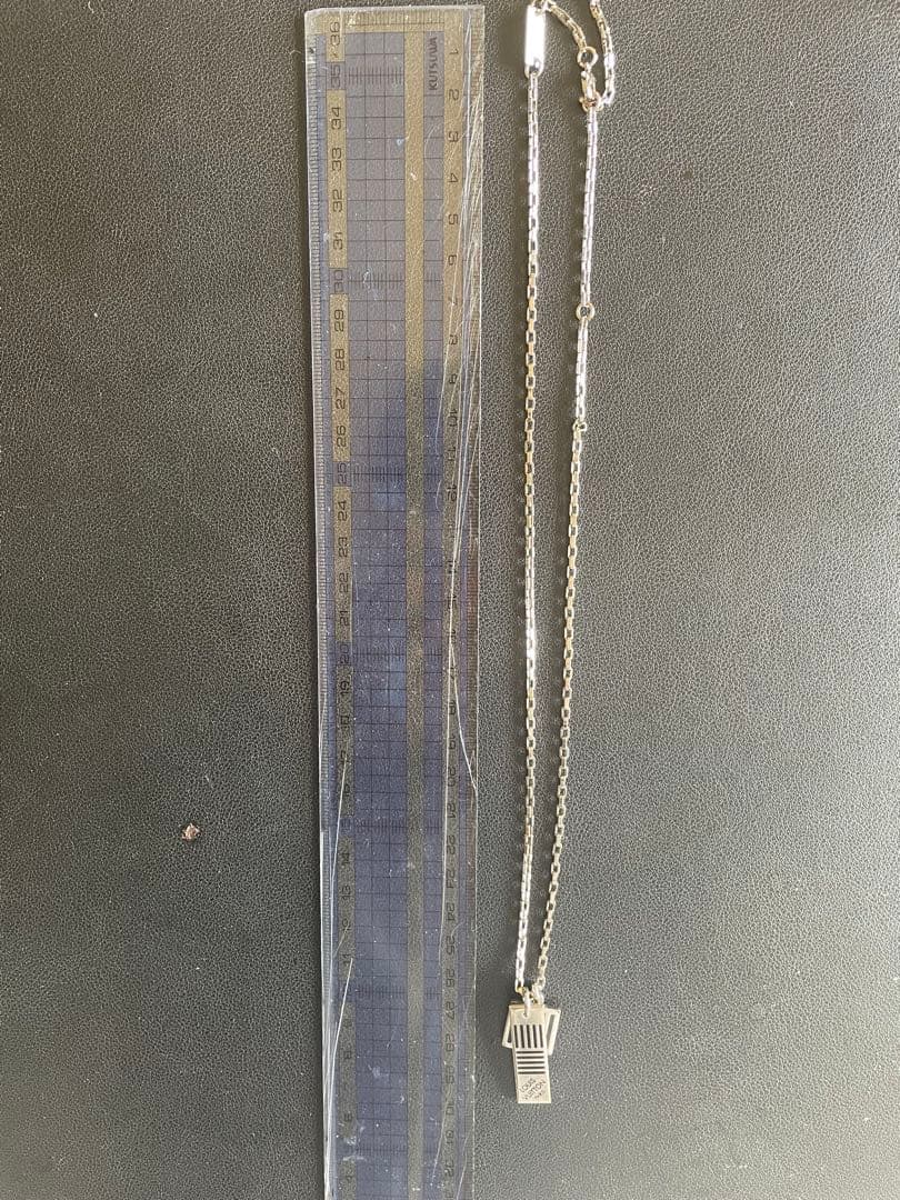LOUIS VUITTON ダミエカラーズ シルバー ネックレス M62490