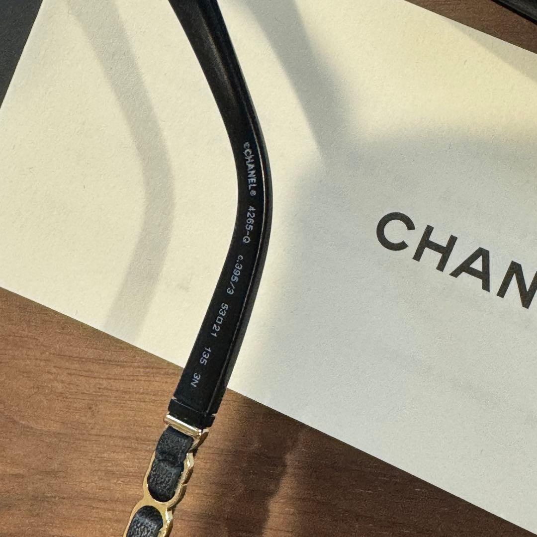 CHANEL ラウンドサングラス ブラック 完売品 丸形