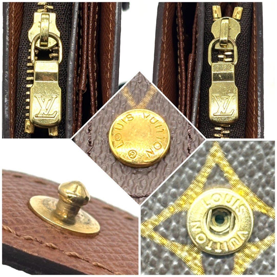 う*☆様 良品✨️　ルイヴィトン 二つ折り財布 モノグラム ラウンドファスナー