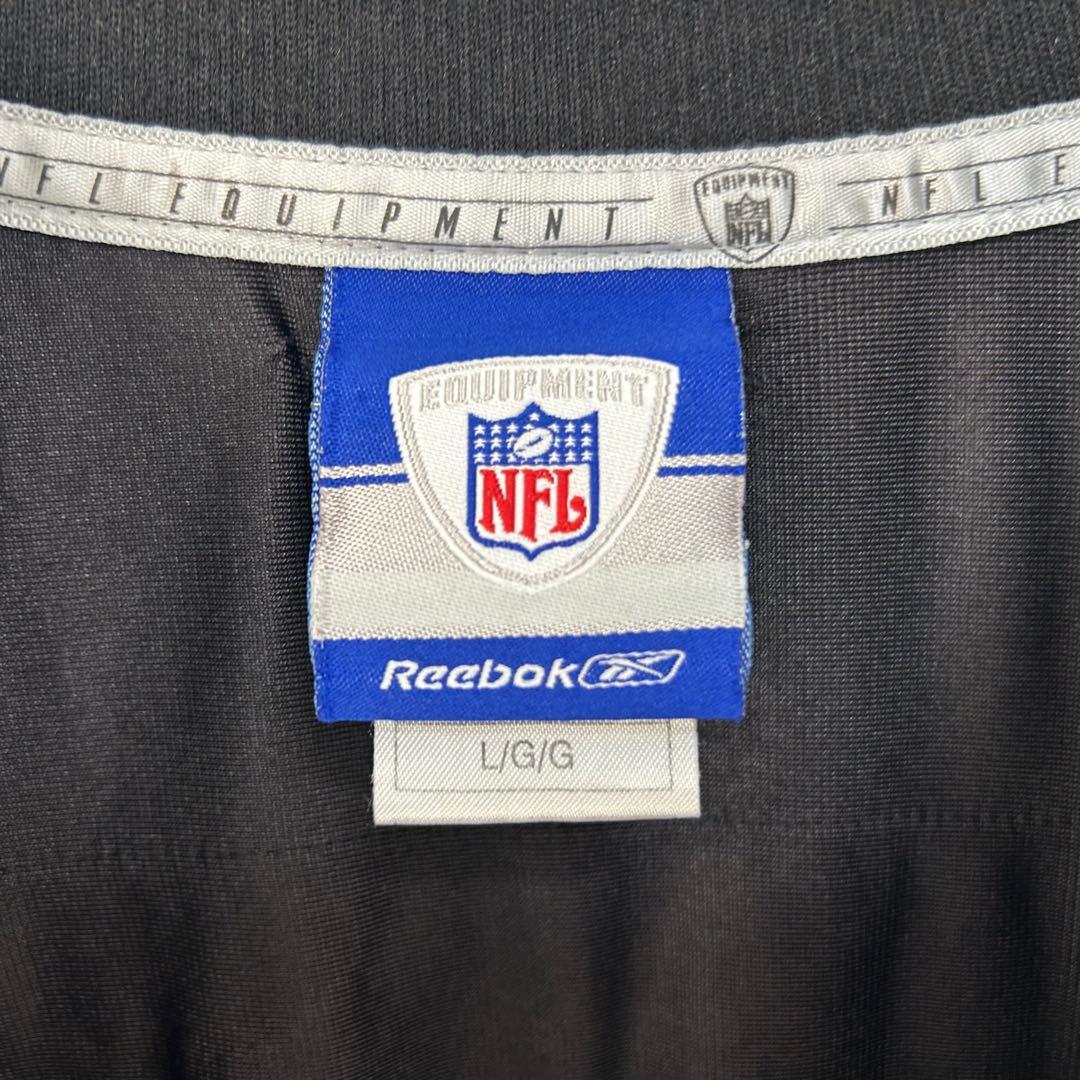 リーボック NFL プリントチームロゴ レイダース ゲームシャツ L 5460
