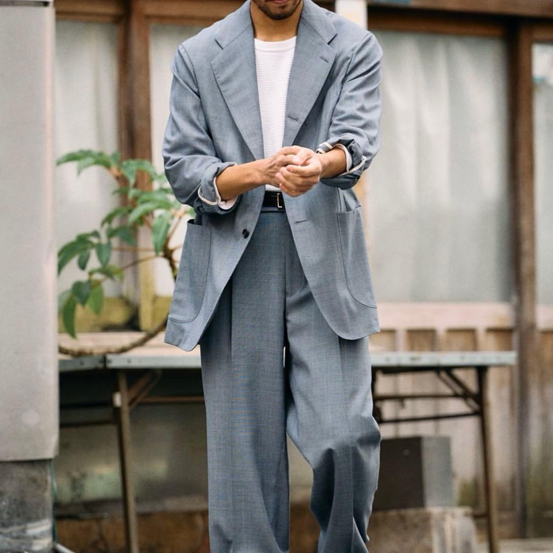 即完 MAATEE&SONS 25SS UNCON JACKET シャークスキン