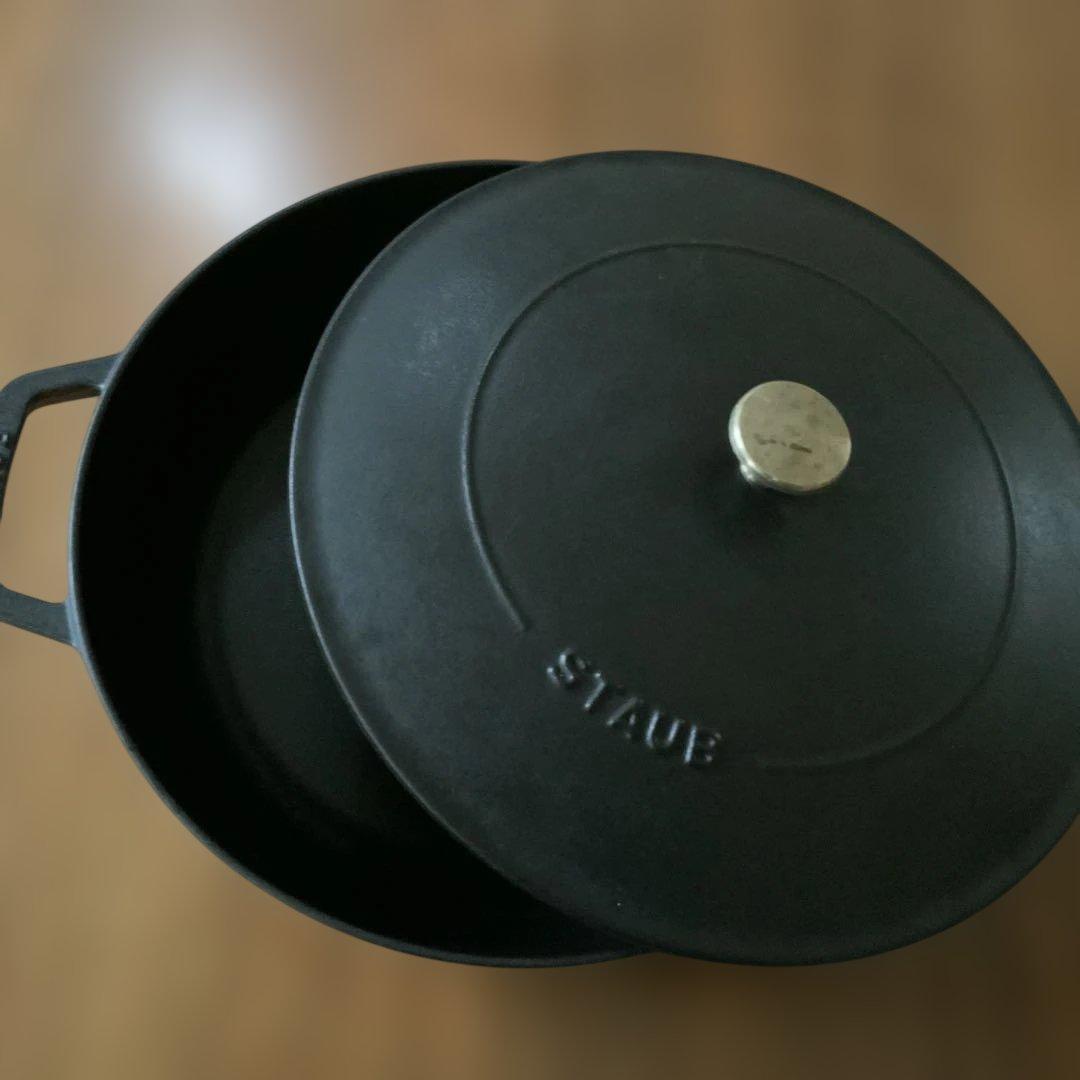 ストウブ STAUB ブレイザー ソテーパン 28cm 黒