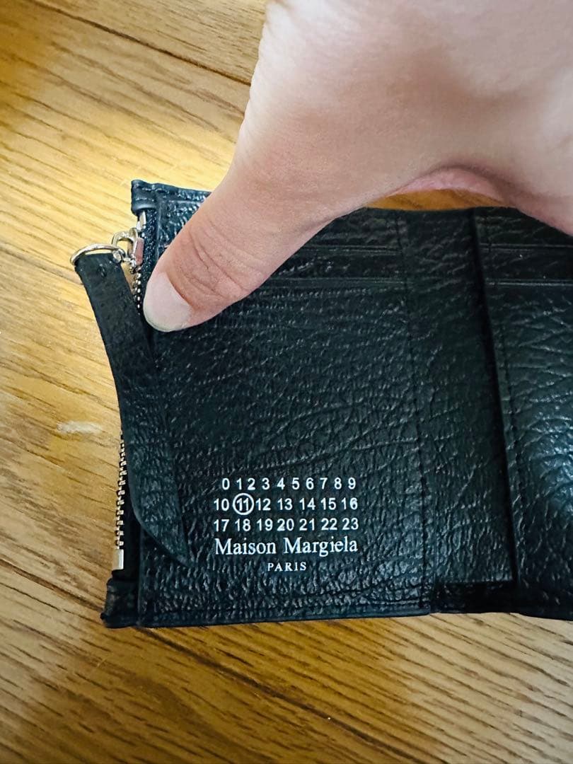 極美品MaisonMargiela 三つ折り財布