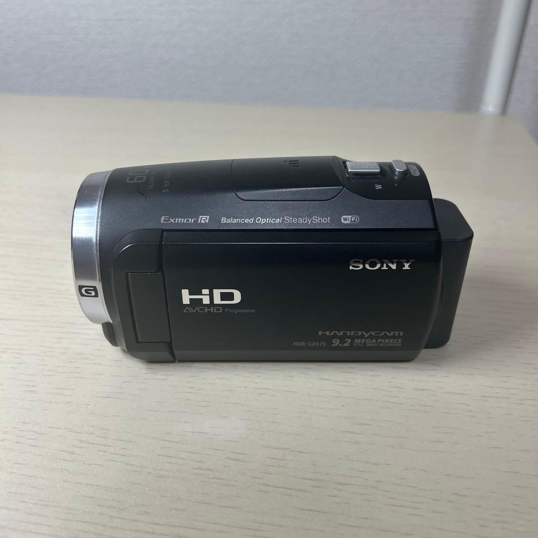 【美品】Sony HDR-CX675 ハンディカム 本体 バッテリー付き