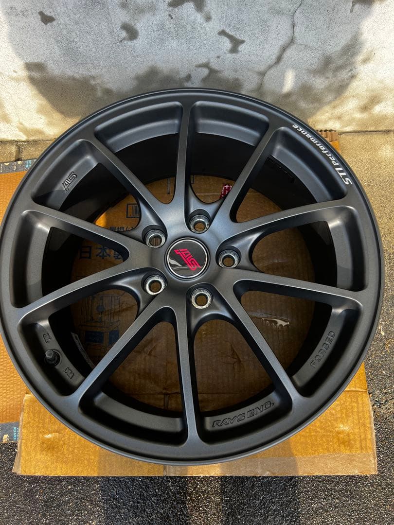 STI パフォーマンスホイール　マットガンブラック　4本セット　スバル　RAYS
