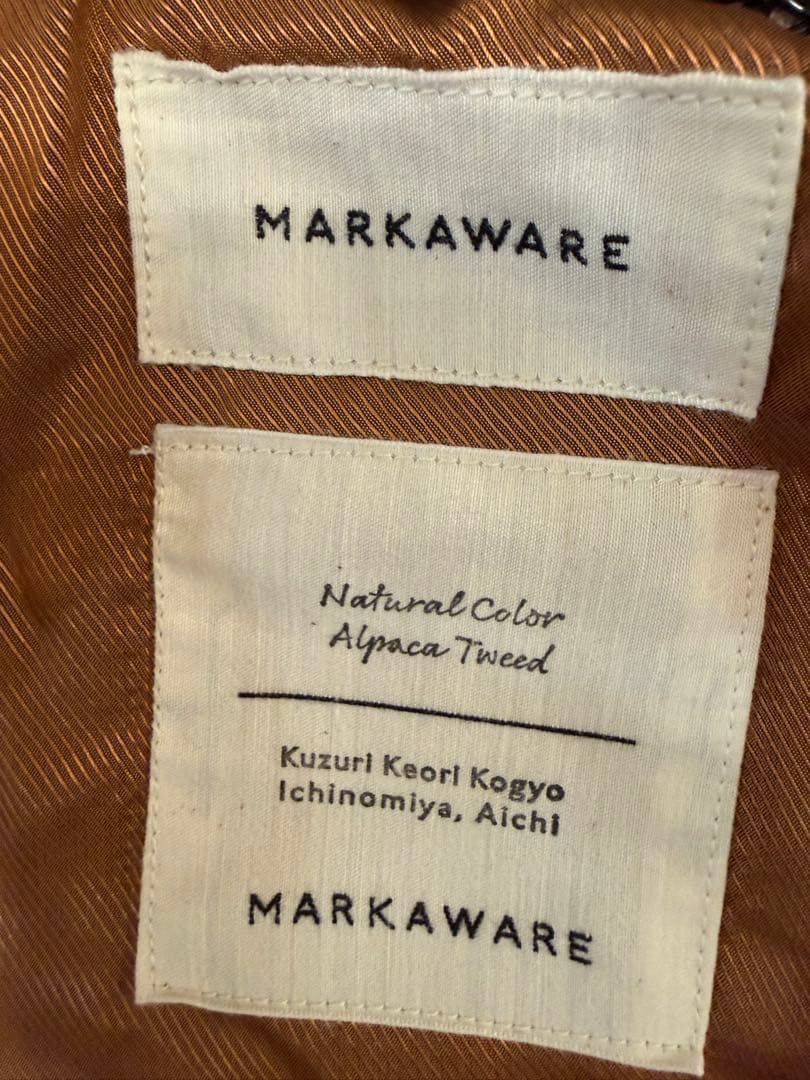 MARKAWARE ロガージャケット　アルパカツイードジャケット サイズ1