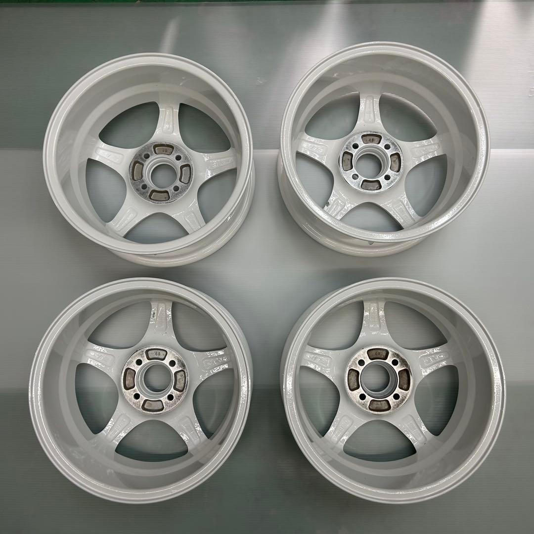 最終値下げ！A①アルミ15×6J 4穴PCD100 ＋43 ワークス カスタム