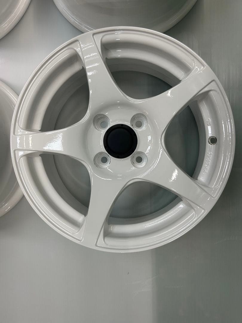 最終値下げ！A①アルミ15×6J 4穴PCD100 ＋43 ワークス カスタム