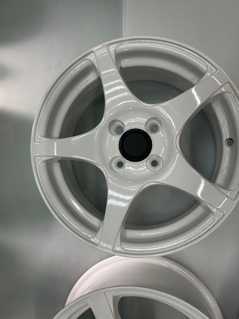 最終値下げ！A①アルミ15×6J 4穴PCD100 ＋43 ワークス カスタム