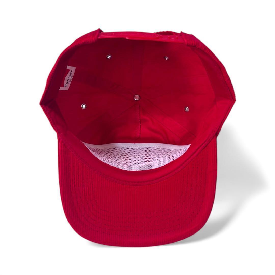 マルボロ Marlboro コーデュロイキャップCAP ハトメ仕様 刺繍ロゴ