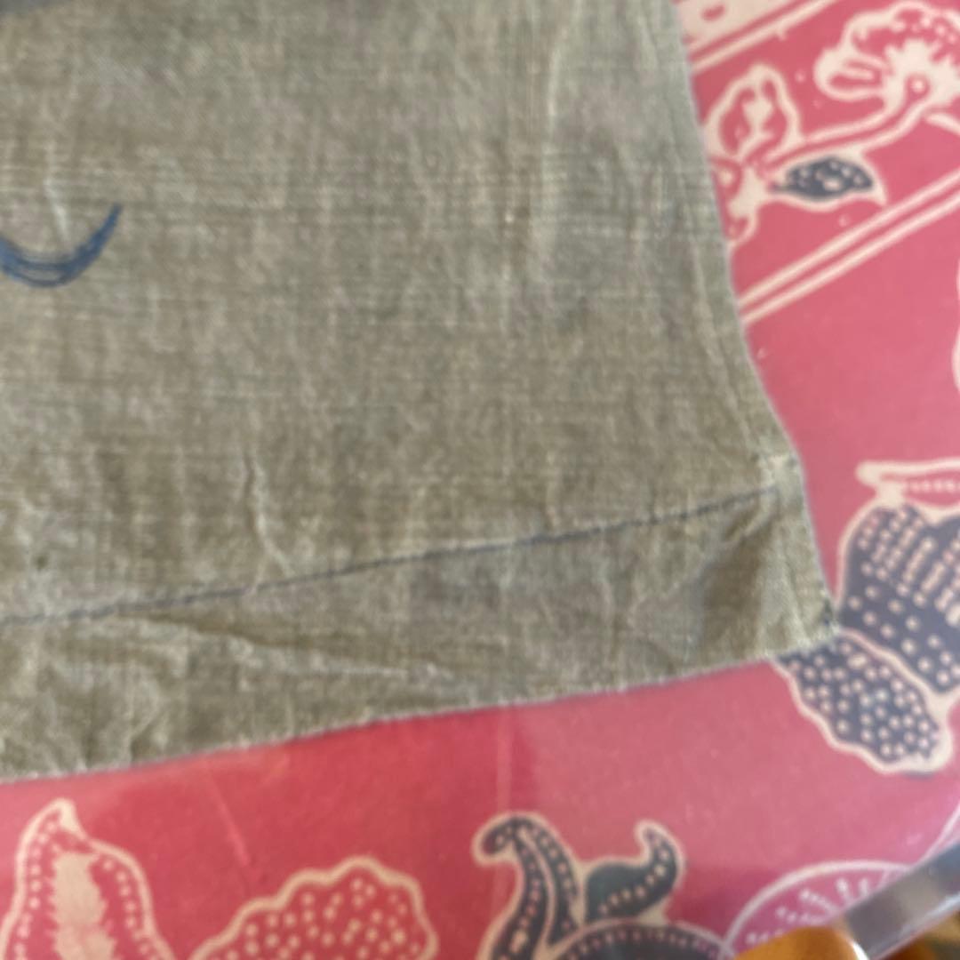 刺繍入りグレー長袖ワンピース