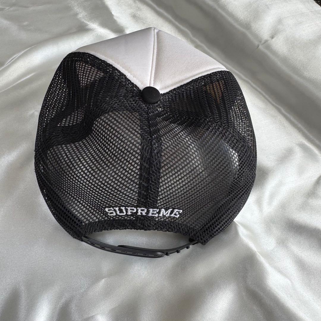 Supreme シュプリーム メッシュキャップ ブラック×ホワイト