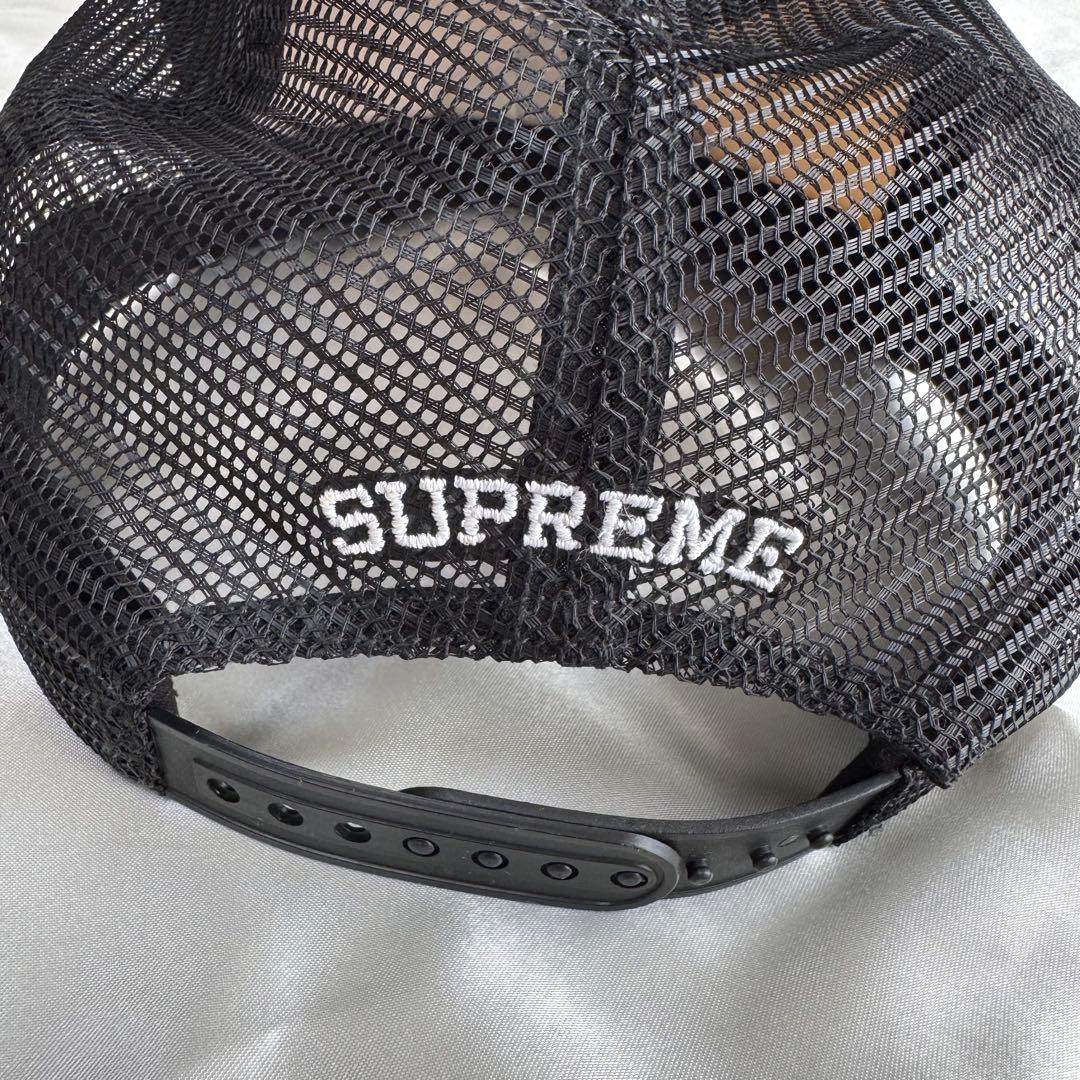 Supreme シュプリーム メッシュキャップ ブラック×ホワイト