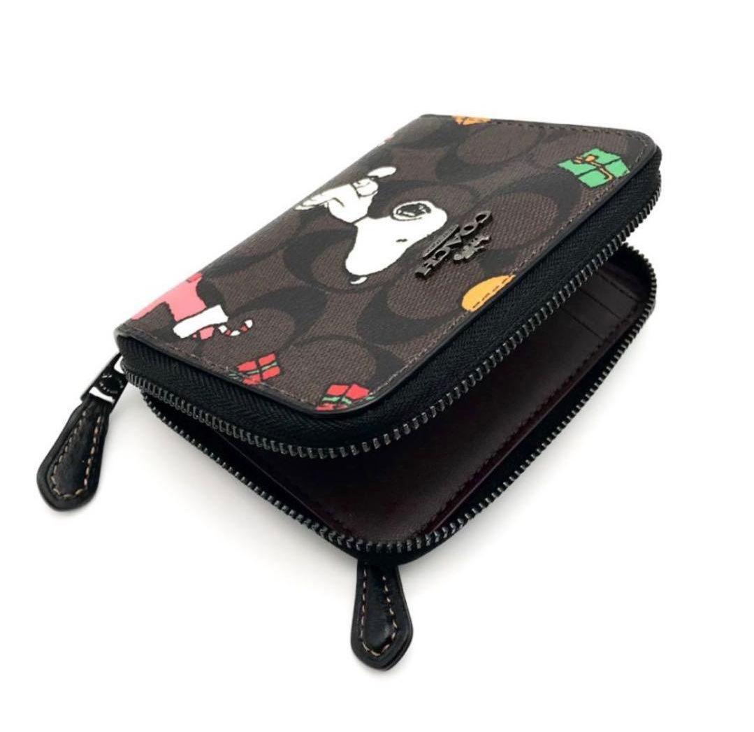 COACH X PEANUTS スモール ジップ アラウンドウォレット二つ折財布