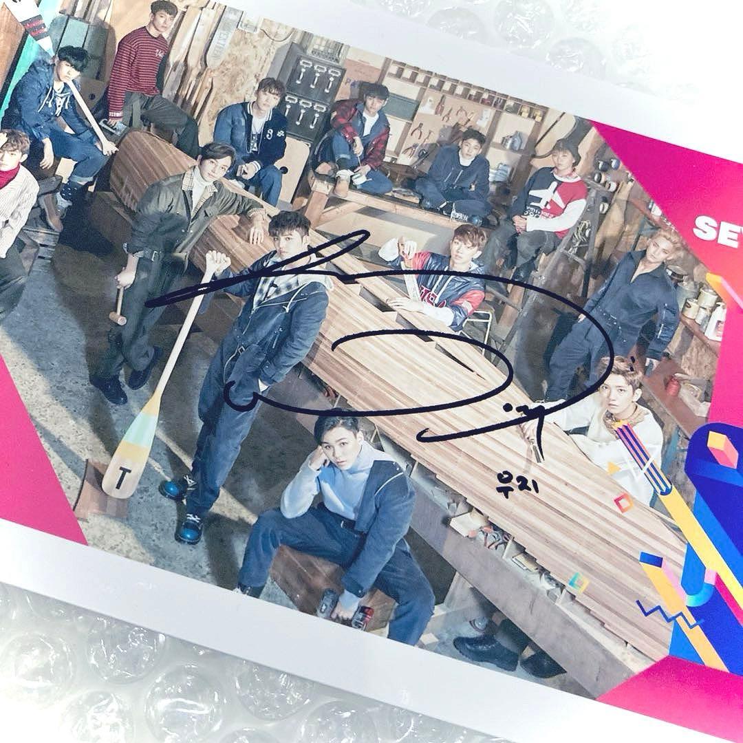 SEVENTEEN ウジ kcon JAPAN サイン プリント ブロマイド