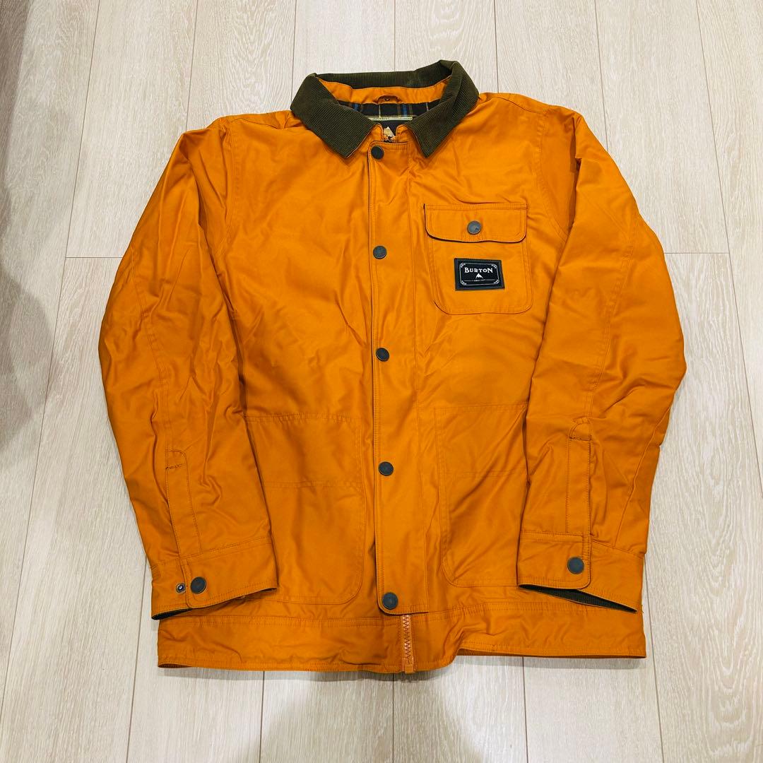 値下げ中！Burton（バートン）スノーボードジャケット フード付きオレンジ