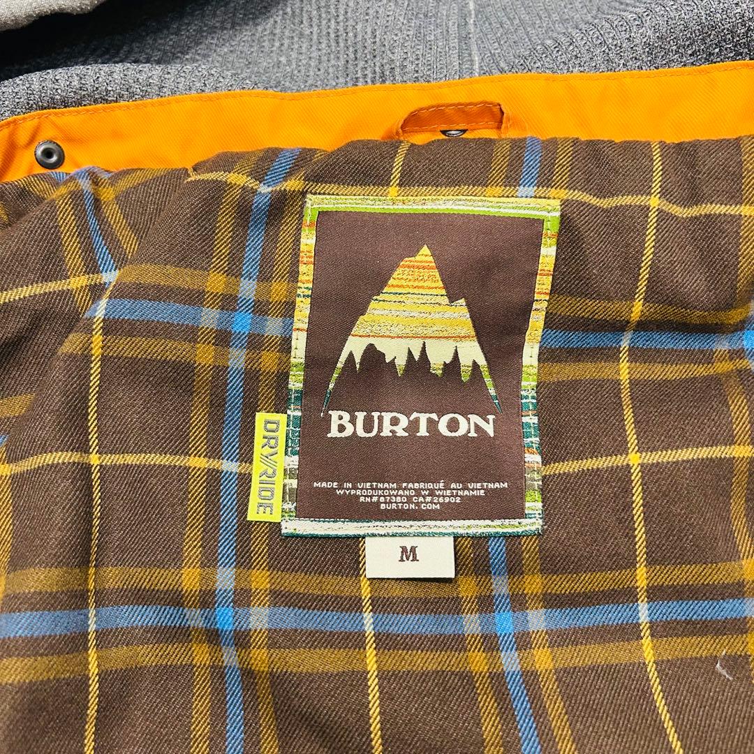 値下げ中！Burton（バートン）スノーボードジャケット フード付きオレンジ
