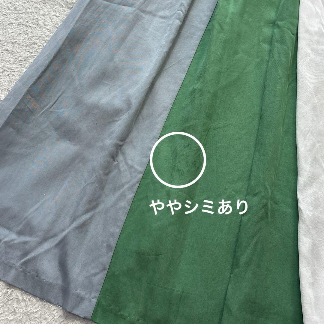 ふりふ　夜空猫プリントロングスカート　ホワイト　フリーサイズ