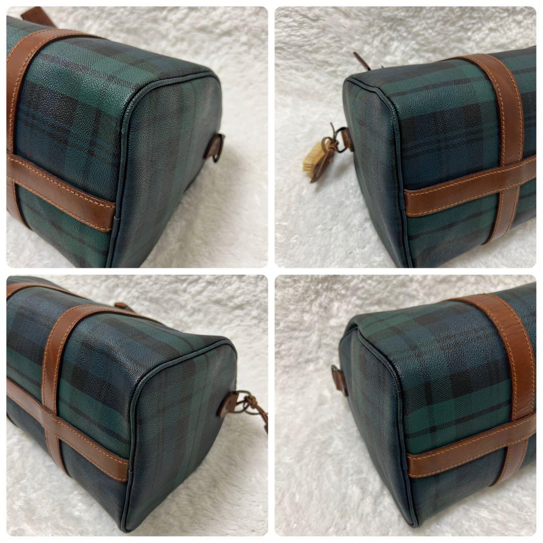 POLO RALPH LAURENミニボストンバッグ ブラックウォッチ　35cm