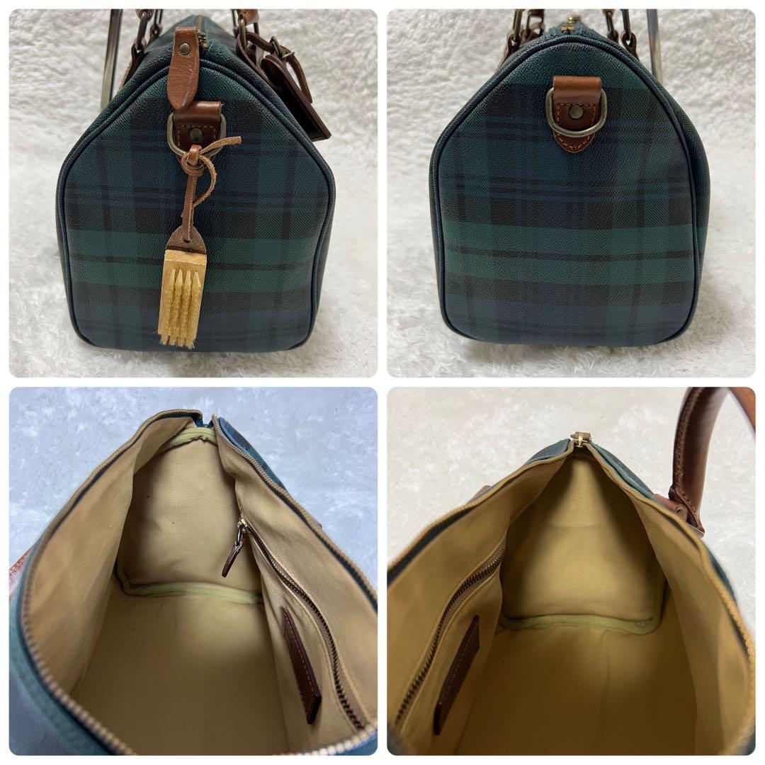 POLO RALPH LAURENミニボストンバッグ ブラックウォッチ　35cm