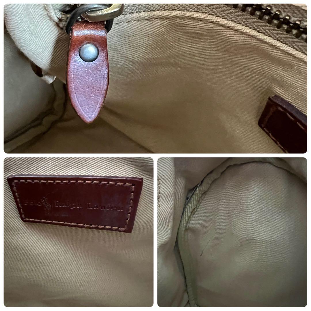 POLO RALPH LAURENミニボストンバッグ ブラックウォッチ　35cm