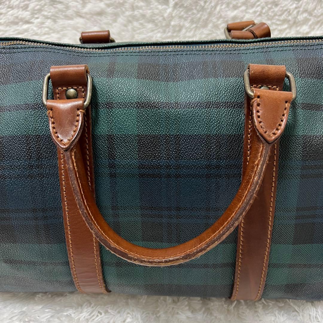 POLO RALPH LAURENミニボストンバッグ ブラックウォッチ　35cm
