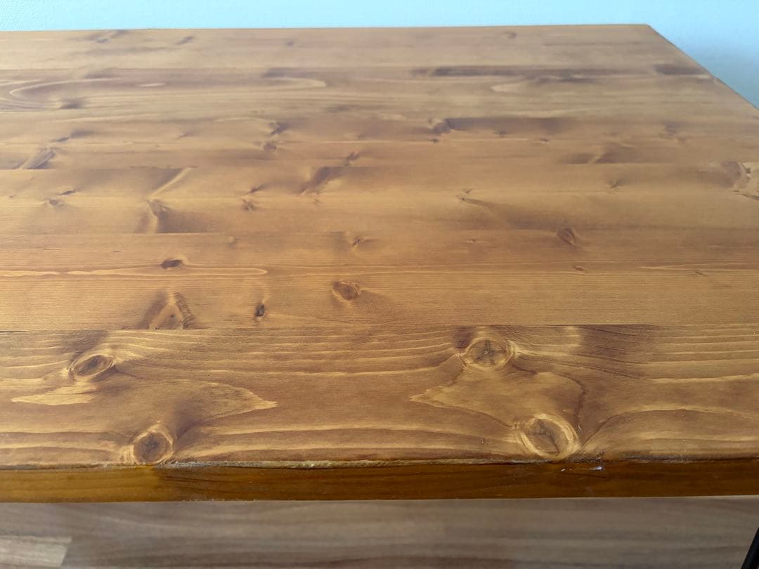 送料込 LOWYA 天然木テーブル