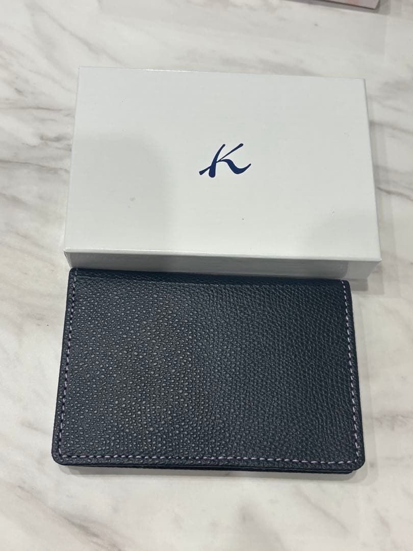 キタムラレザー製名刺入れ 箱付き