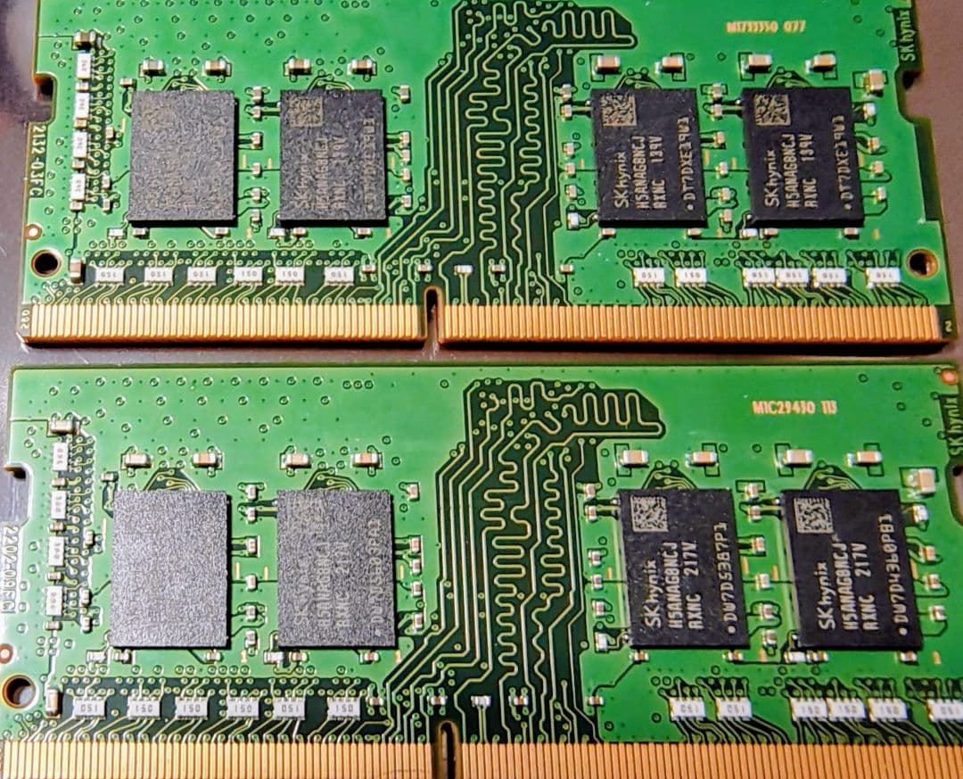 SK hynix 32GB 16GB×2 1Rx8 DDR4-3200 ノート用