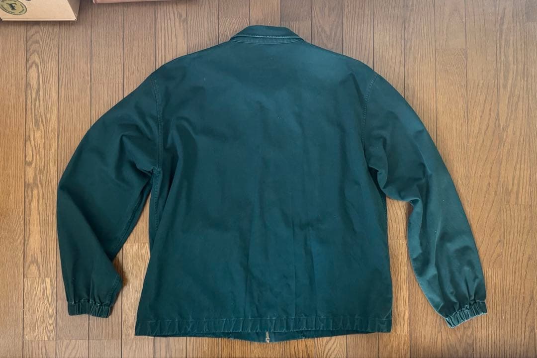ラルフローレン スイングトップ xl ダークグリーン　裏地なし ライトアウター