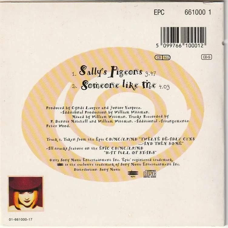シンディ・ローパー　Sally's Pigeons　紙ジャケ仕様 CDシングル