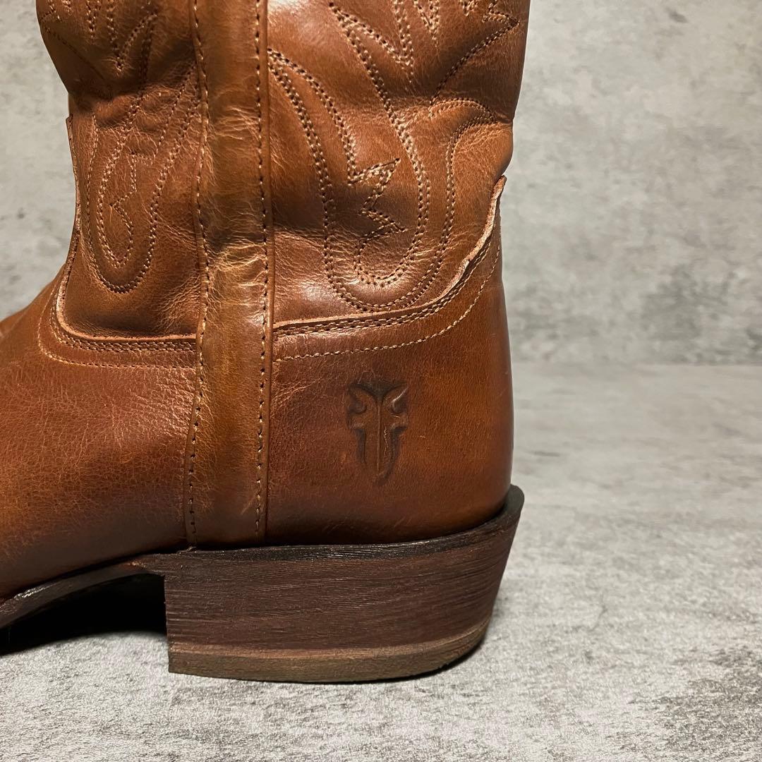 極美品　FRYE　フライ　ウエスタンブーツ　ブラウン　ロングブーツ　2287